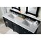 James Martin Vanities Brittany 72in Double Vanity, Black Onyx w/ 3 CM Arctic Fall Solid Surface Top 650-V72-BKO-3AF - alternate 4